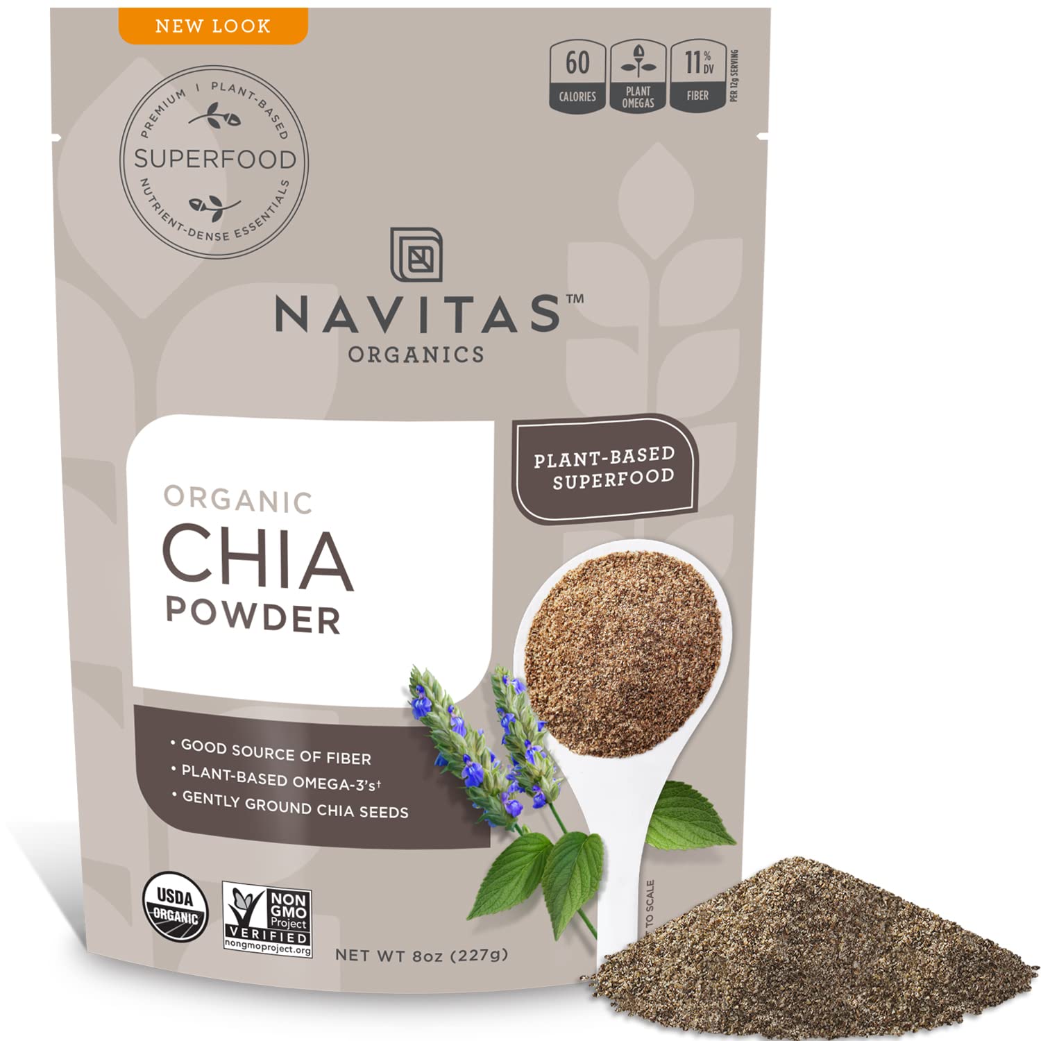 Organic Chia Powder 8 Ounces