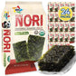 KIMNORI Seasoned Seaweed Snacks - Organic Sweet N Spicy, 24 Packs, 4g Each, Roasted Crispy Laver