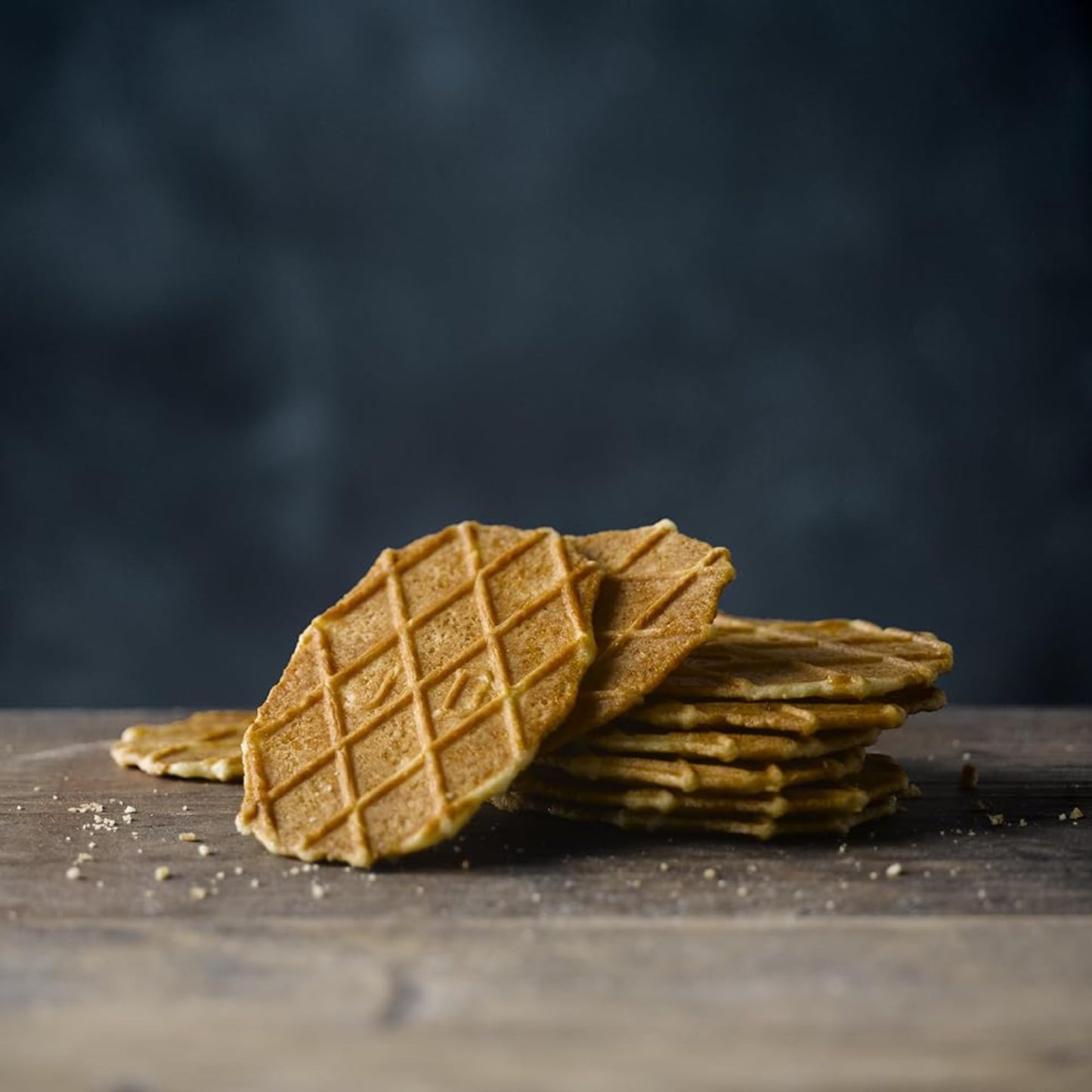 Jules Destrooper Butter Crisps - Caramelized Waffle Cookies, Certified Kosher Dairy, Non-GMO, Authentic Biscuits Made in Belgium