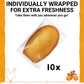 St Michel Traditional Madeleines French Sponge Cakes Made In France, Pack Of 2 (250G Each) Non-Gmo. Total Of 20 Individually Wrapped All Butter Traditional Madeleines Sponge Cakes