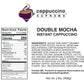 Cappuccino Supreme 2 Lb Bag Double Mocha Instant Cappuccino Mix