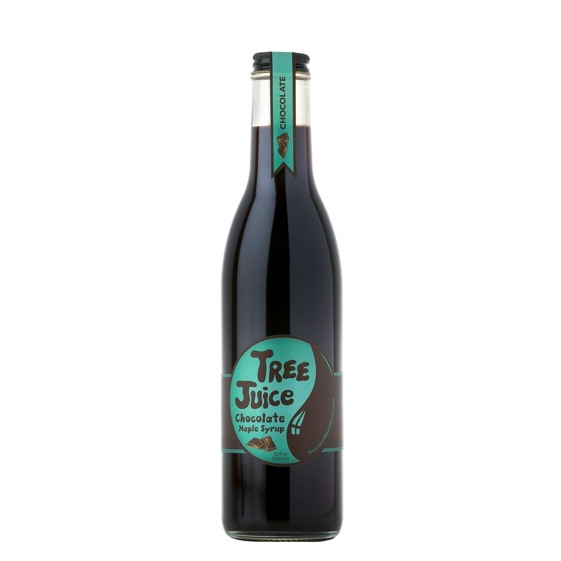Tree Juice Chocolate Maple Syrup | 100% Pure High Standard Maple Syrup | All Natural  Non Gmo  Vegan  Gluten Free  Vegetarian  Paleo | 12 Ounce Bottle