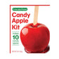 Concord Foods Candy Apple Kit - Classic Red Candy Apples For Family Treats, Carnivals, Fairs, And Fundraisers - Includes Candy A