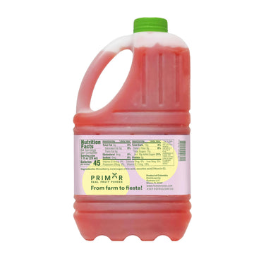 PRIMOR Strawberry Fruit Puree - 64 Fl Oz (Pack of 1) - Made with Real Fruit for Juices, Smoothies, Desserts and More
