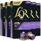 Lor Espresso Capsules, 50 Count Profondo Lungo, Single-Serve Aluminum Coffee Capsules Compatible With The Lor Barista System & *Nespresso Original Machines
