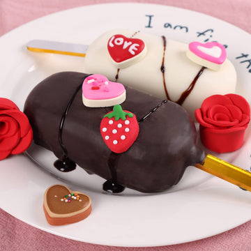 Edible Valentine Icing Decoration, Red Rose Icing Decoration, Royal Icing Heart Sprinkle, Strawberries Sugars Sprinkles For Cupc