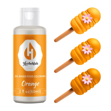 Orange Oil Based Food Coloring for Chocolate 2 Fl Oz Professional Concentrated Orange Oil Food Dye for Melting Chocolate Candy M