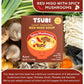 Tsubi Soup Freeze-Dried Japanese Miso Soup Packets, Vegan, Gluten-Free, Spicy Mushroom, 4 Packs, Instant, Easy Mix