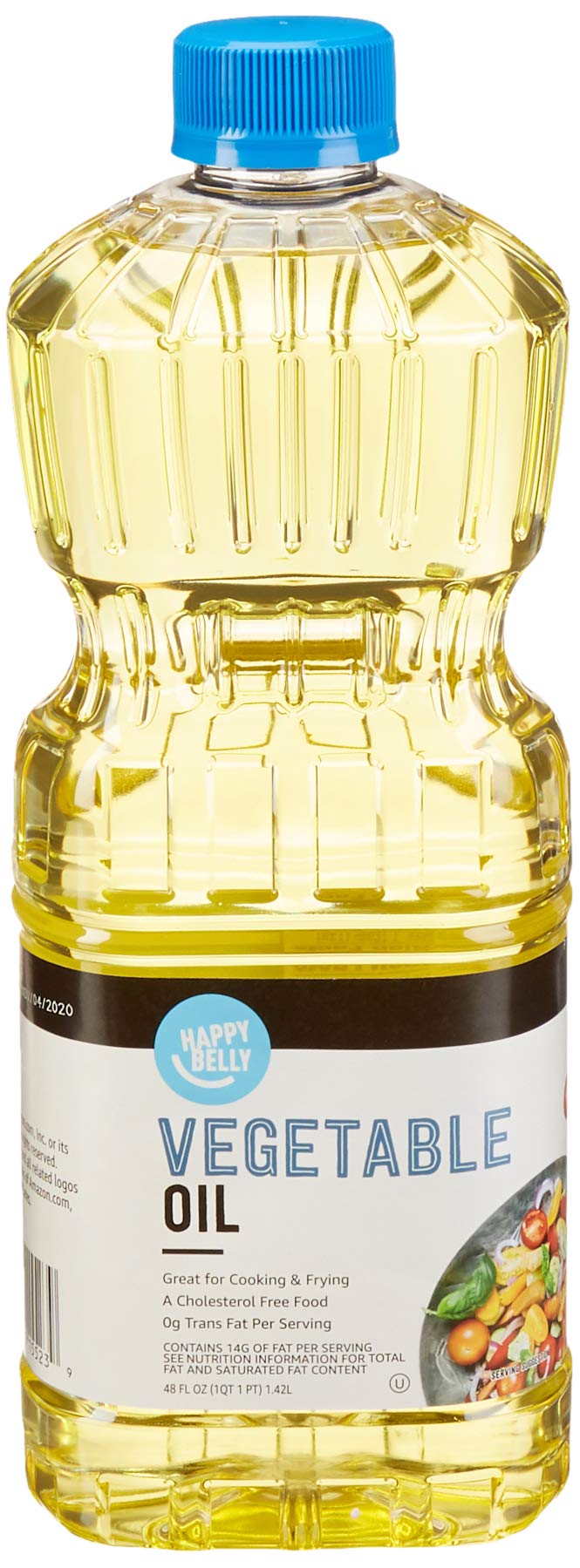 Happy Belly Vegetable Oil, 48 Fl Oz, Pack of 1