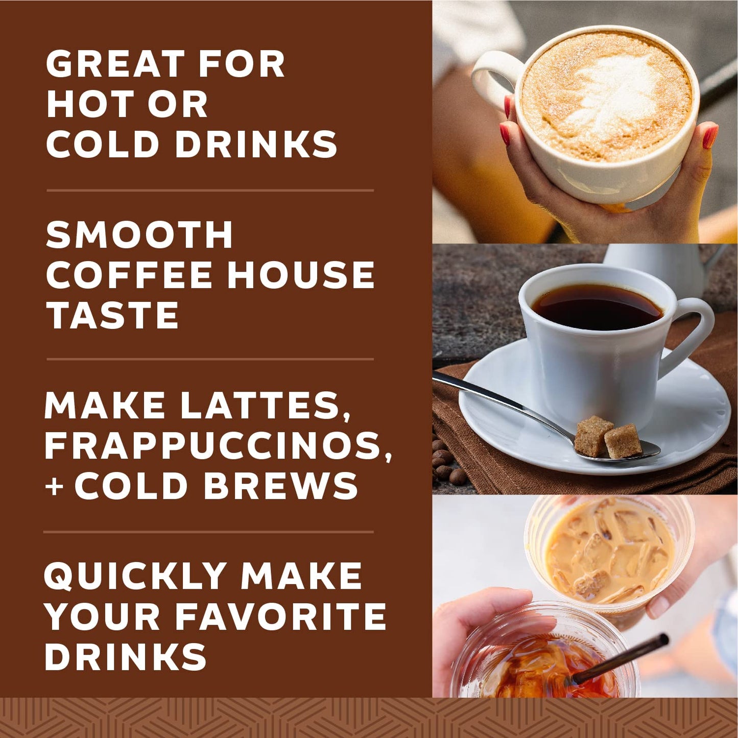 Coffee Snax Cold Brew Coffee Concentrate, Unsweetened Black Coffee Concentrate With No Added Sugar (Bulk 96 Servings Bottle)