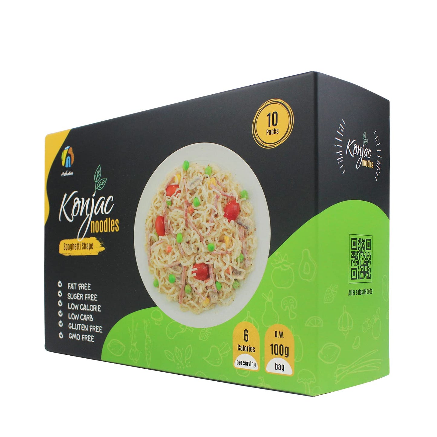 Hethstia Konjac Noodle Low Carb Pasta Shirataki Spaghetti 56.5 Oz Instant Konjac Ramen, Healthy, Pre-Cooked, Low Calorie, Gluten