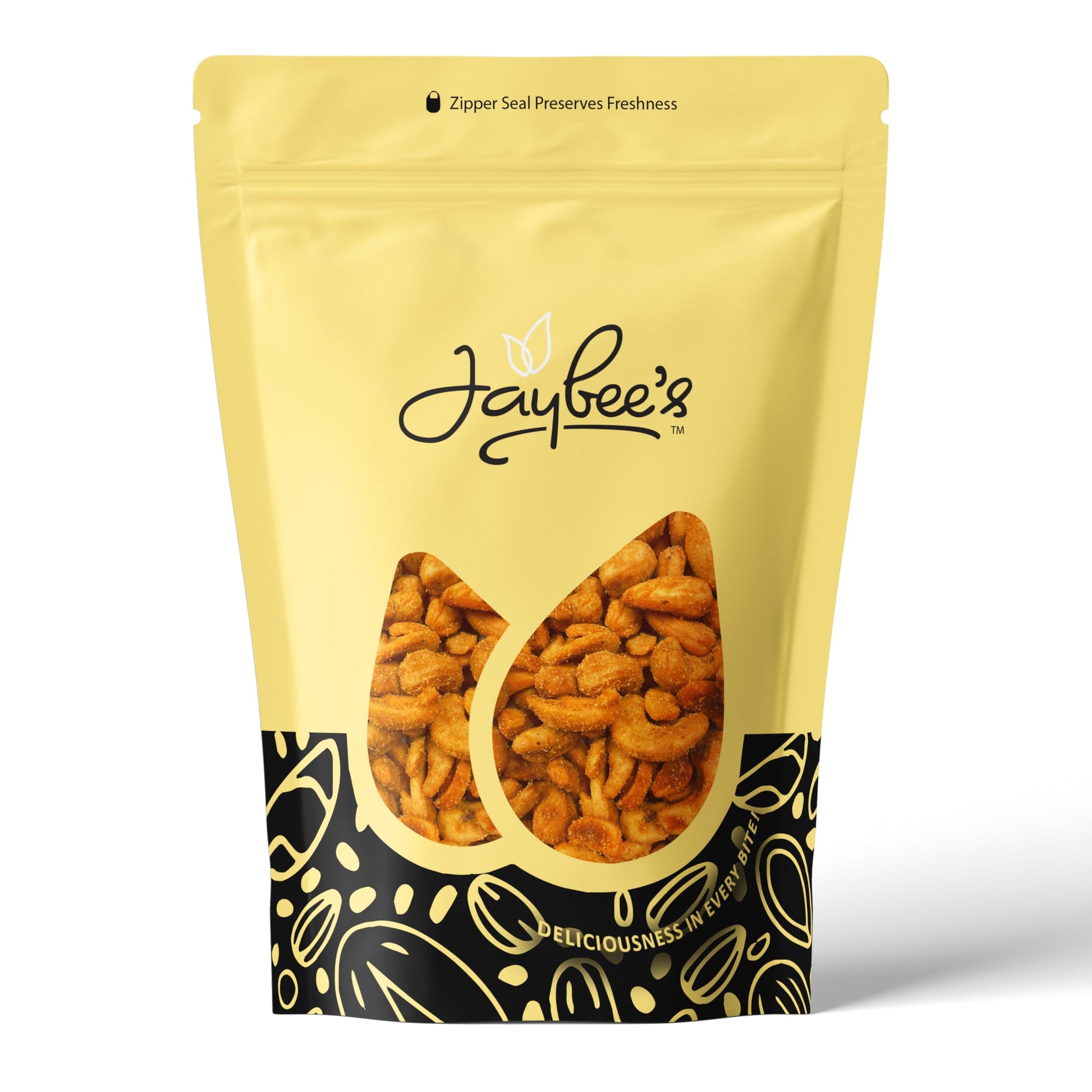 Hot & Spicy Chipotle Flavored Cashews 3 Pound Resealable Pouch | Bold & Crunchy Snack | Gourmet Seasoned Nuts | Perfect for Part