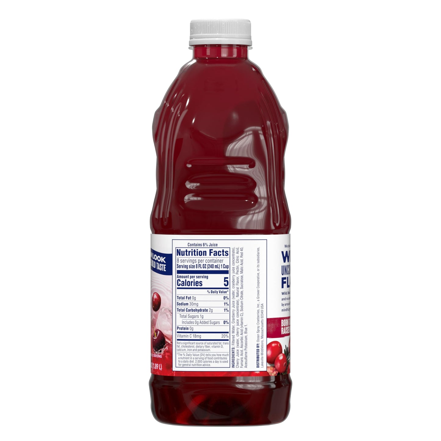 Ocean Spray® Diet Cran-Cherry® Cranberry Cherry Juice Drink, 64 Fl Oz Bottle (Pack Of 1)