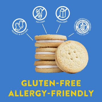 Kinnikinnick Cookie Variety Pack - Montanas Chocolate Chip Cookies, KinniTOOS Chocolate and Vanilla Crme Cookies - Gluten Free,