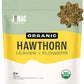 J MAC BOTANICALS Organic Hawthorn Leaf and Flower Dried Herbs 16 oz