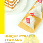 TeeLux Mullein Leaf Tea Bags, Caffeine Free, Biodegradable, 60 Count, 3g/Bag