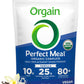 Orgain Vegan Meal Replacement Protein Powder, 25g Protein, 80+ Superfoods, 10g Fiber, 34.5 oz, Vanilla