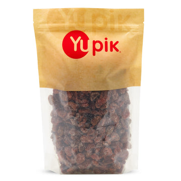 Yupik Dried Strawberries, 2.2 lb (35.2 oz), Vegan, Kosher, Sweetened Dried Fruits, Candied Whole Strawberries, Chewy & Tender, S