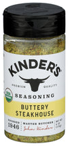 KINDERS Organic Buttery Steakhouse Seasoning, 6 Oz, Perfect for Grilling and Cooking