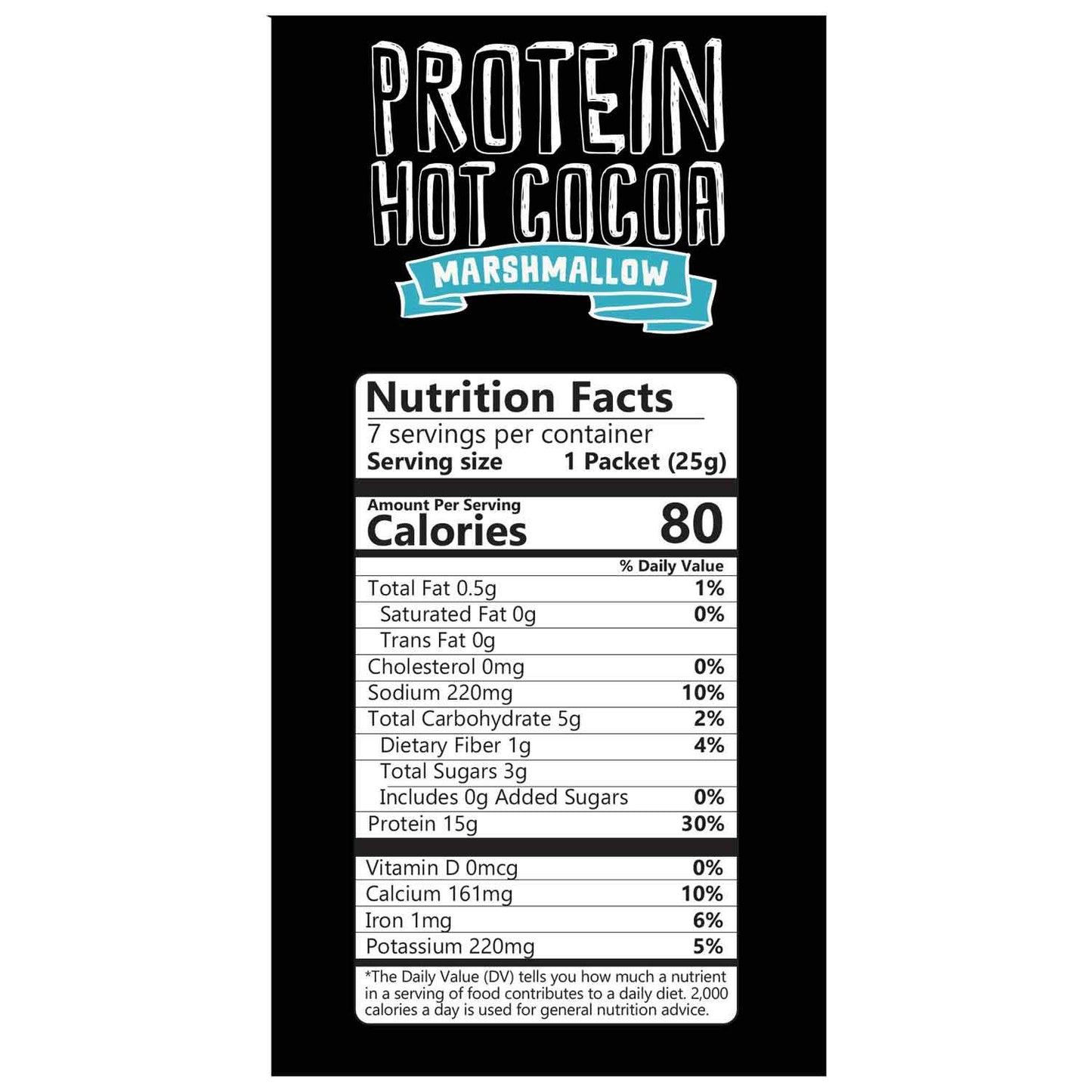 Protein Hot Chocolate, Keto Hot Chocolate Mix, Low Carb Hot Cocoa, 15G Protein, 2G Net Carbs, Low In Sugar, Instant Hot Coco, 7