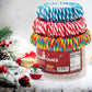 Christmas Candy Canes Tutti Frutti, Blue/White Peppermint, Red And White Cherry Mix Flavors - Bulk Candy Canes Individually Wrap