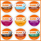 BREWANA Dunkin Coffee Variety Pack Sampler for Keurig – 24 Count – Includes Original, French Vanilla, Hazelnut, Caramel, and More