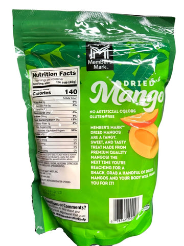 (Pack Of 2) Member'S M Dried Mango, Tangy & Sweet, 24Oz
