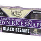 Edward & Sons, Brown Rice Snaps, Black Sesame Flavor, Organic, 3.5 oz