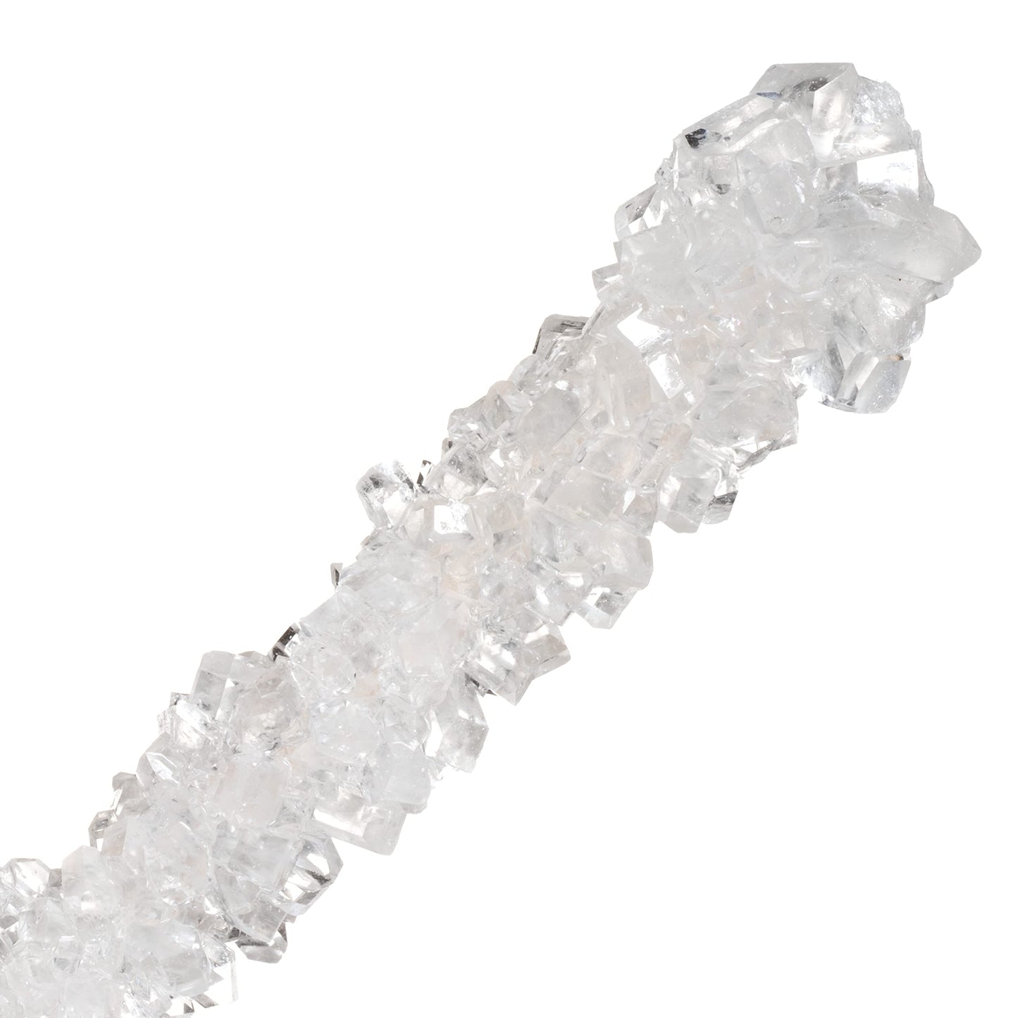 St Patricks Day Rock Candy Sugar Sticks - 10 Indiv. Wrapped - Light Green, Green, White