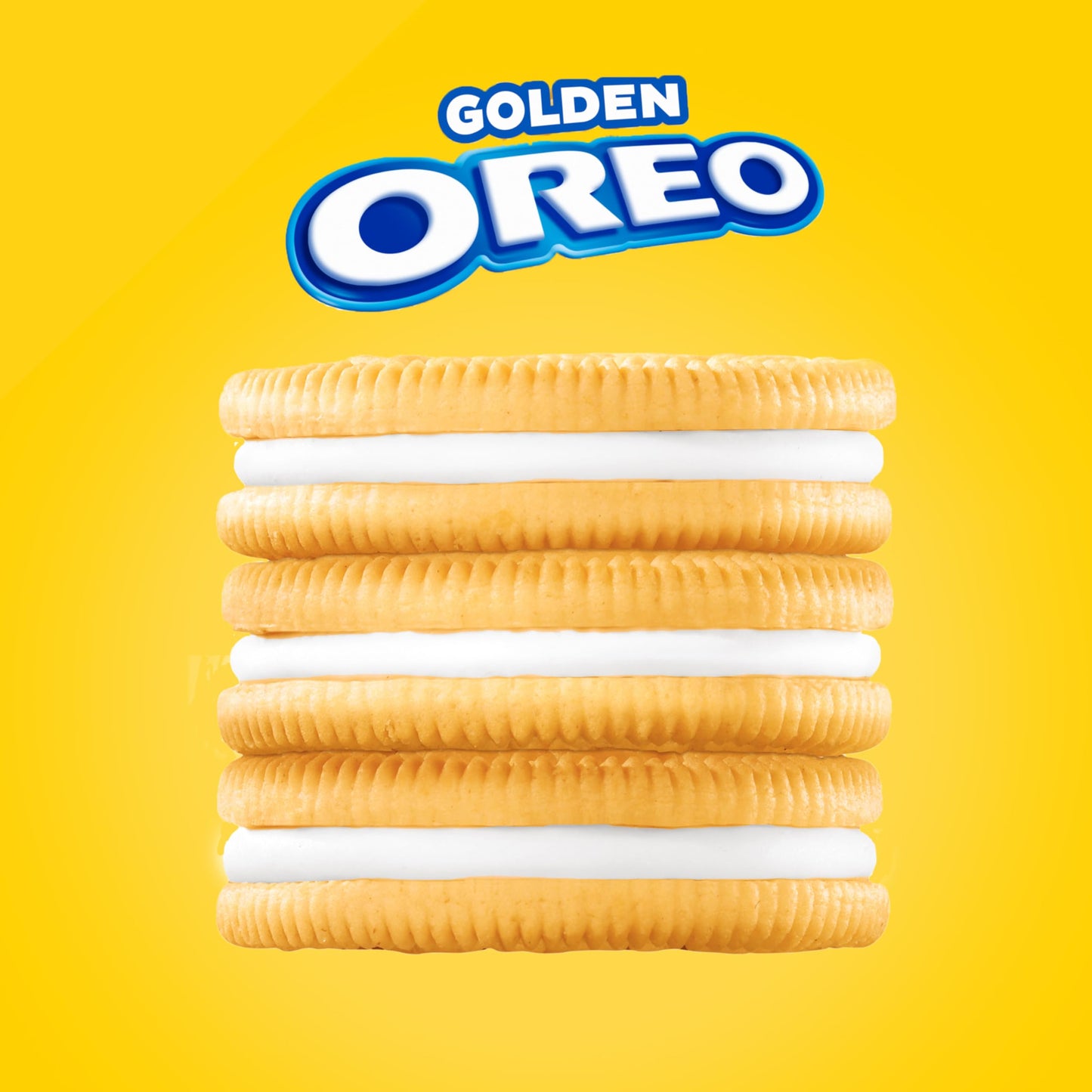 Oreo Fresh Stacks Golden Sandwich Cookies, Bulk Travel Snacks, 6 Boxes (24 Multi Snack Packs)