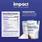 Impact Allulose Sweetener Blend - Gluten Free, Zero Calories, Keto, Vegan - 2lbs