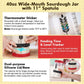 Bakeease Sourdough Starter Kit, 40Oz Sourdough Jar, 2 Silicone Proofing Baskets, Thermometer, Feeding Tracker, Sourdough Recipe, Dutch Oven Sling, Scrapers, 18Pcs Sourdough Bread Baking Supplies