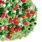 Sentovac Strawberry Sprinkles Green Peals Spring Flowers Mix Edible Sprinkle Strawberry Shortcake For Cake Decorating Candy Cupc