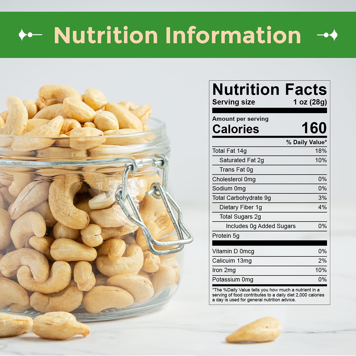 Sincerely Nuts - Raw Cashews Whole and Unsalted | Healthy Snack, Source of Protein | Keto and Paleo Friendly Gourmet Quality Veg