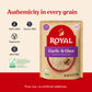 Royal - Ready To Heat Rice - Authentic Garlic & Ghee, 4 Count