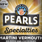 PEARLS Martini with Vermouth Pimiento Stuffed Queen Olives, Pack of 6, 6.7 oz Jars, Red