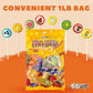 Lucky Boys Fruit Slices Candy - Bulk 1 lb Bag, Individually Wrapped, Fruity Flavors, Great for Treat Bags and Buffets