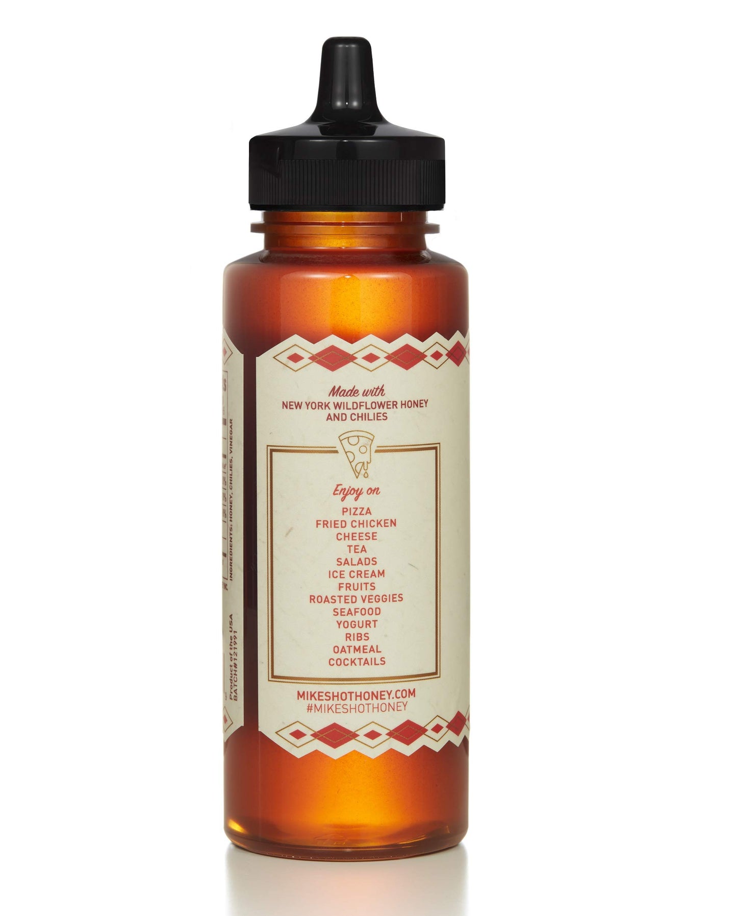 Mikes Hot Honey Squeeze Bottle Honey With A Kick 12 Ounce (Pack Of 12)