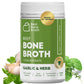 Best Bone Broth BEEF BONE BROTH CONCENTRATE Garlic Herb Flavor 21.44 oz - Grass Fed, Keto & Paleo Friendly, 35 Servings