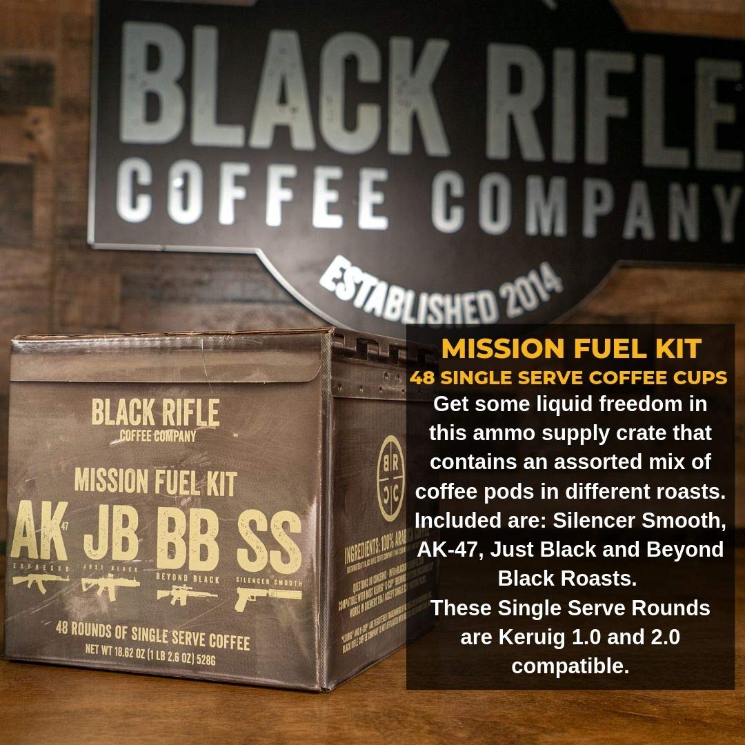 Black   Coffee Company K Cups Variety Pack - Silencer Smooth, AK Espresso, Just Black & BeyondBlack - 48 Count