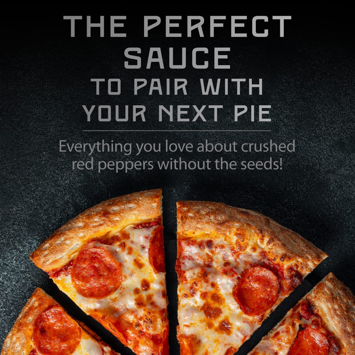 Melindas Pizza Hot Sauce - Crushed Red Pepper Sauce Made with Fresh Ingredients, Cayenne Peppers, Garlic, Tomatoes - Gourmet Spi