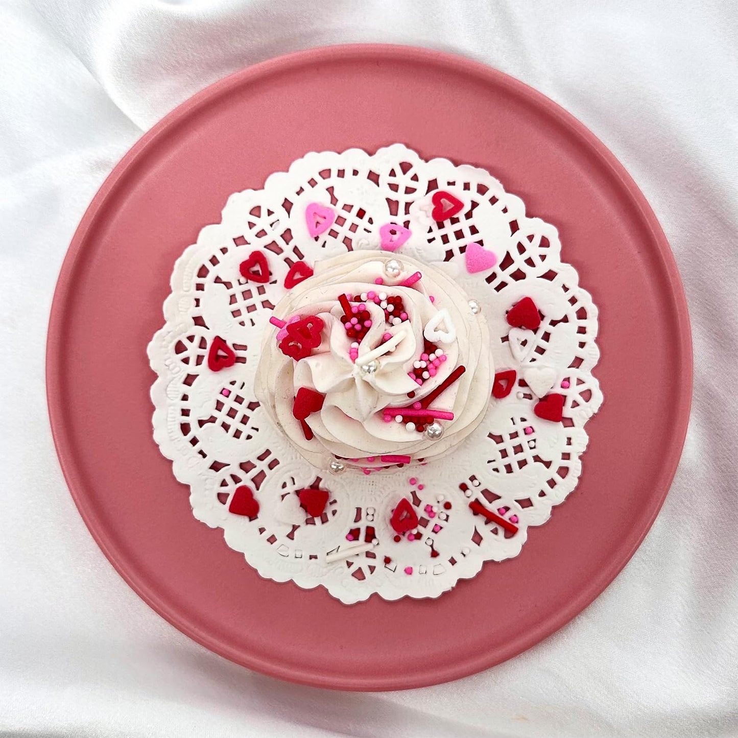 Valentines Sprinkles, 6 Mix Red Pink Heart Sprinkles, 6.53Oz Sprinkles For Cake Decorating, Heart Sprinkles Edible For Baking, I