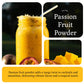 Ancient Roots Passion Fruit Powder - Natural Food Coloring & Flavoring, 3.5 oz, Yellow, Antioxidants & Fiber, 25 Servings