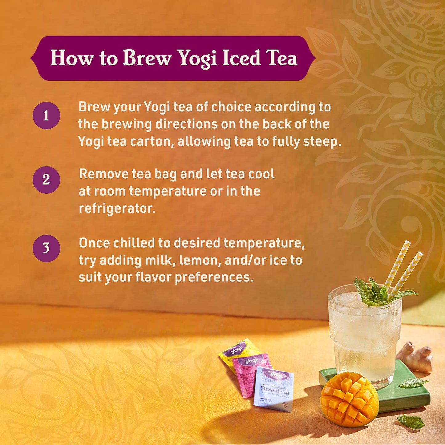 Yogi Tea Ginger - 16 Bags per Pack (4 Packs) - Organic Digestive Support Tea - Includes Ginger Root, Lemongrass, Licorice Root,