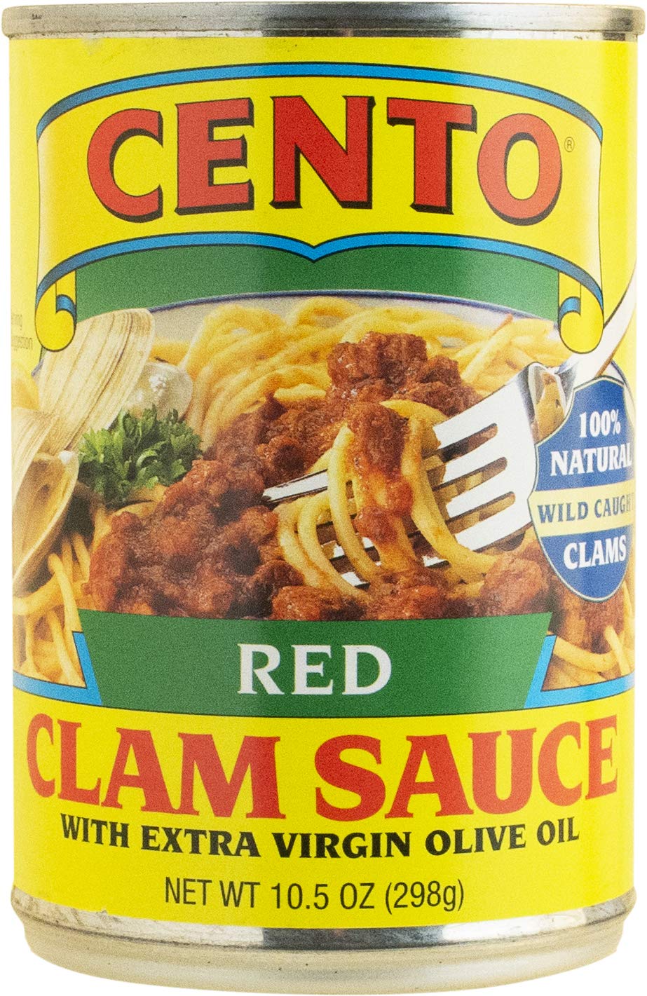 Cento Red Clam Sauce, 10.5 Ounce Cans (Pack of 12)