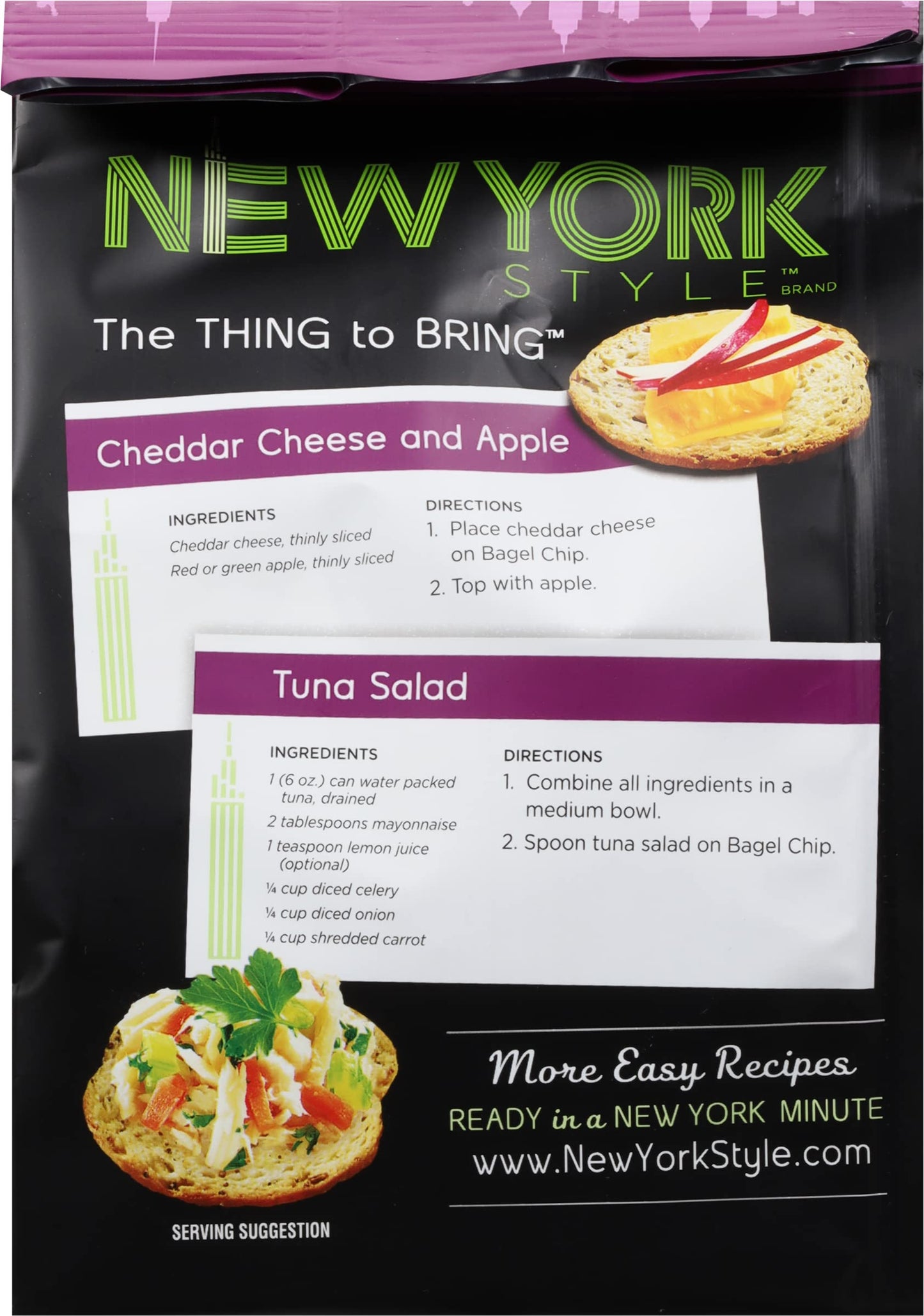 New York Style Bagel Crisps, Everything, 6 Ounce