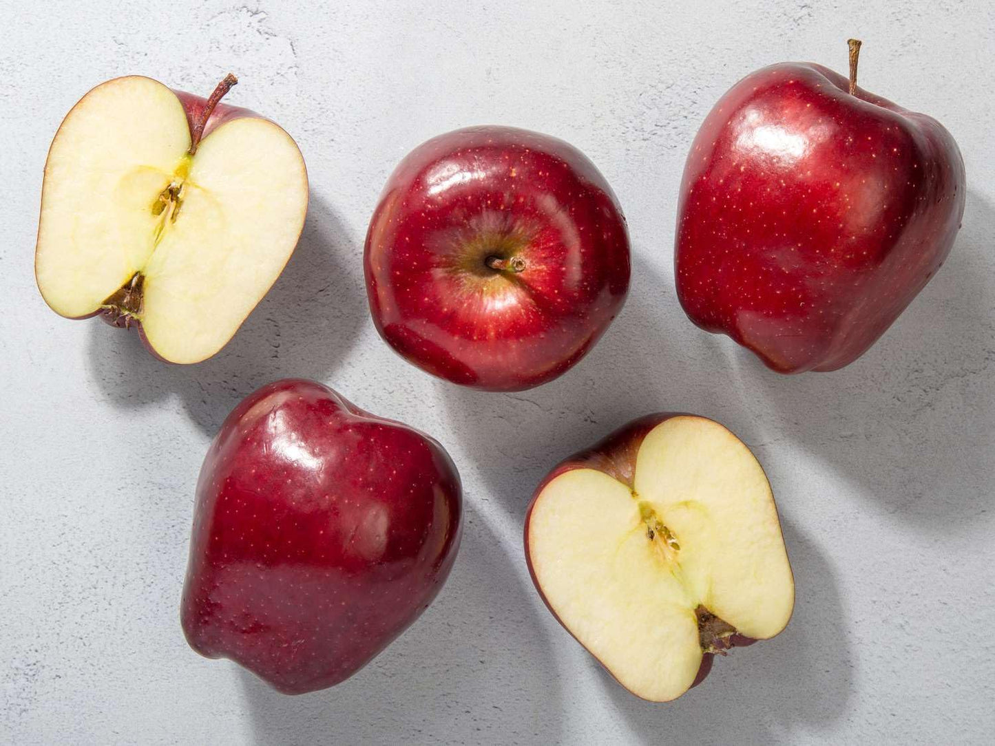 Generic Red Delicious Apples, Fresh Fruit, Usa Grown, Non-Gmo, Bulk (20 Pounds)