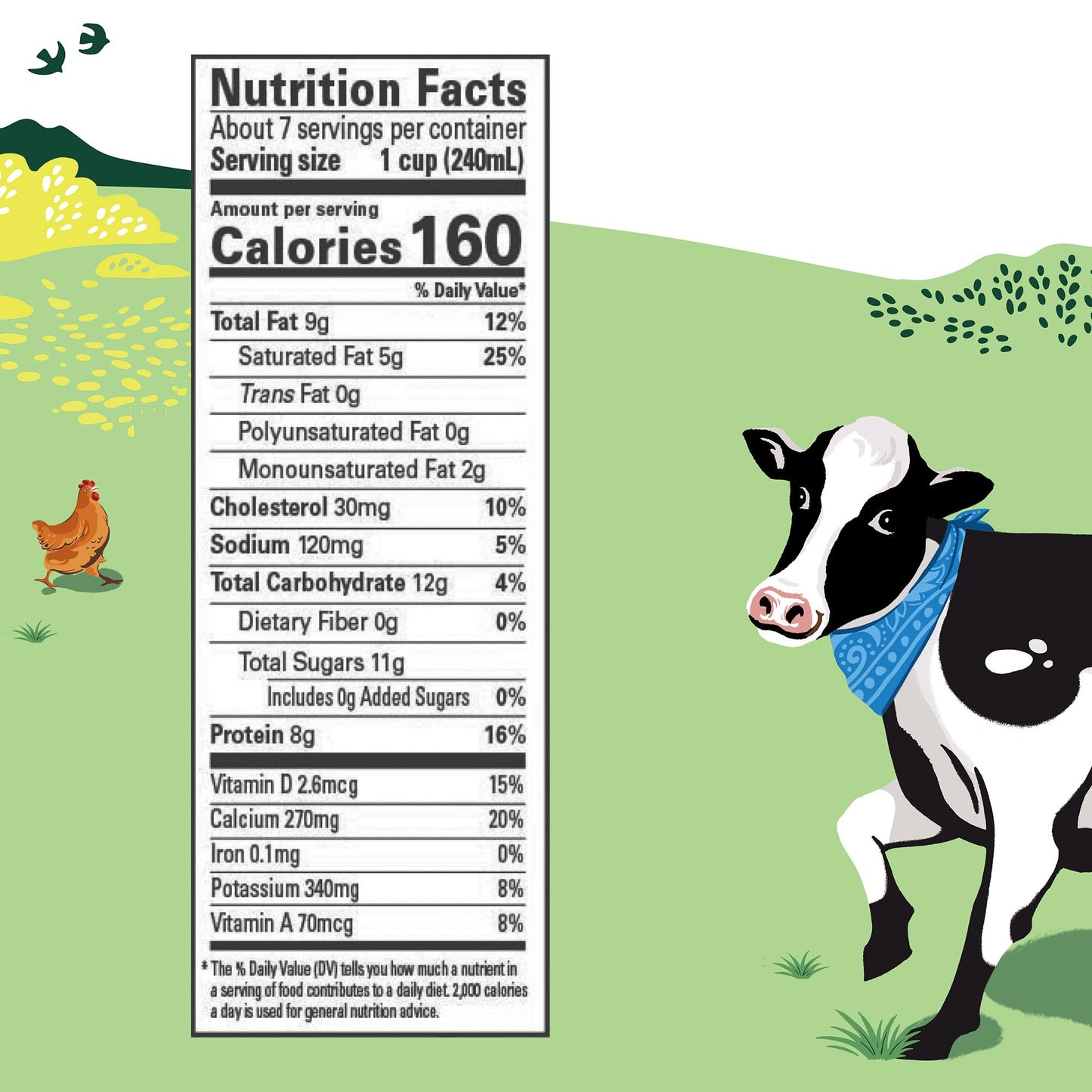 Organic Valley Grassmilk Organic Whole Milk - Organic, Grass Fed, Non GMO - 64 oz (Half Gallon)