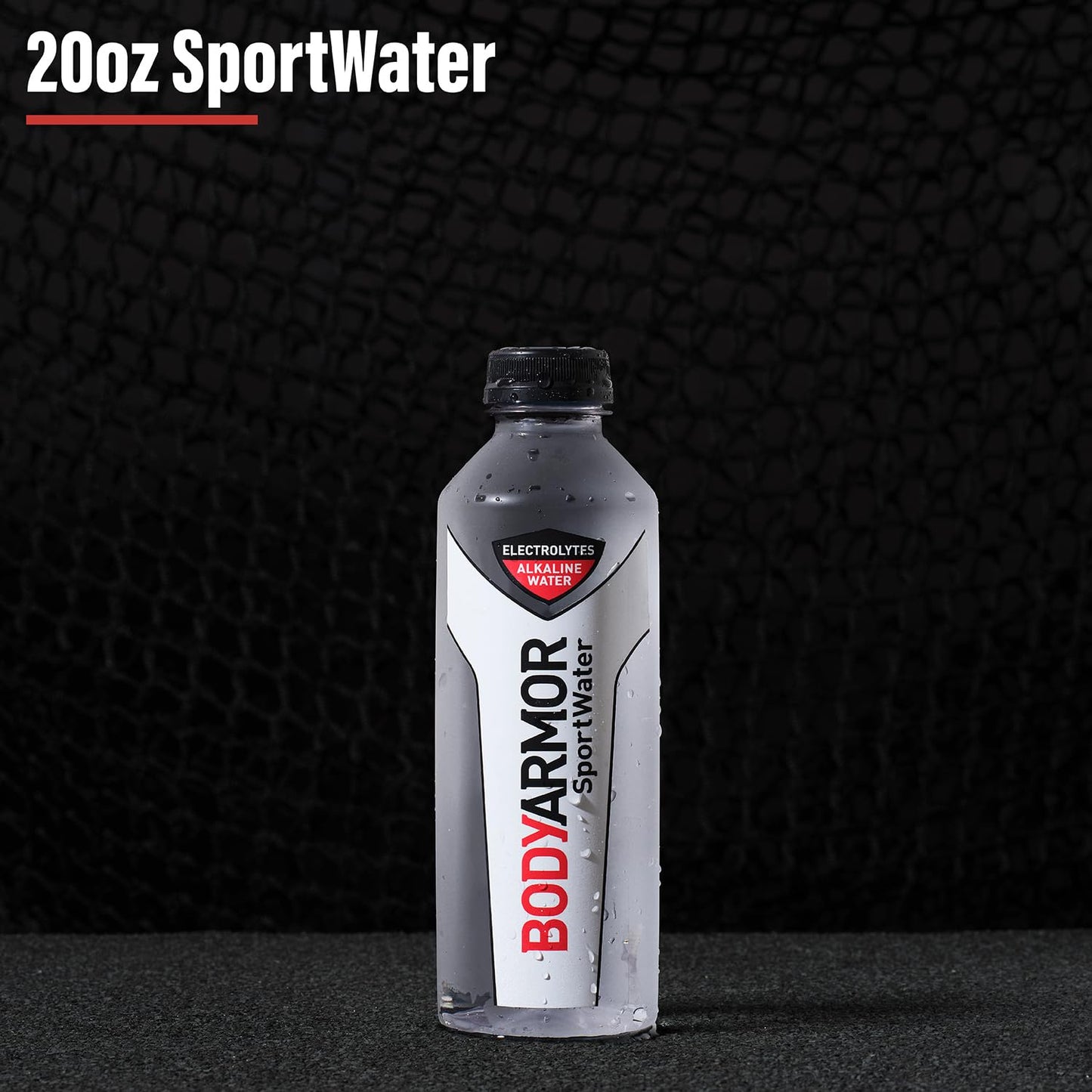 Bodyarmor Sportwater Alkaline Water, Superior Hydration, High Alkaline Water Ph 9+, Electrolytes, Perfect For Your Active Lifestyle, 20 Ounce (Pack Of 24)