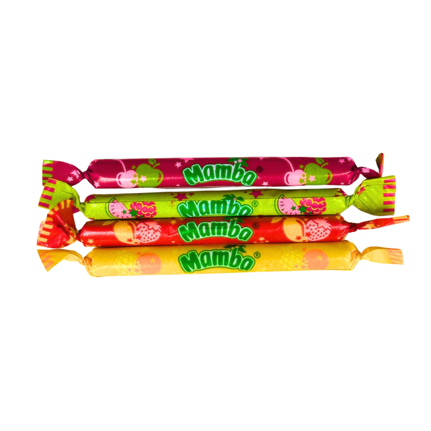 Holiday Bundle ASSORTIT Mamba Chews Magic Sticks (35 Pack) Fruit Candy Variety  8 Fun Flavors 2-In-1 Fruity Mix  Individually Wrapped Tropical Chewy Candies Share Size for Home  Office  Schools & Party Snacking